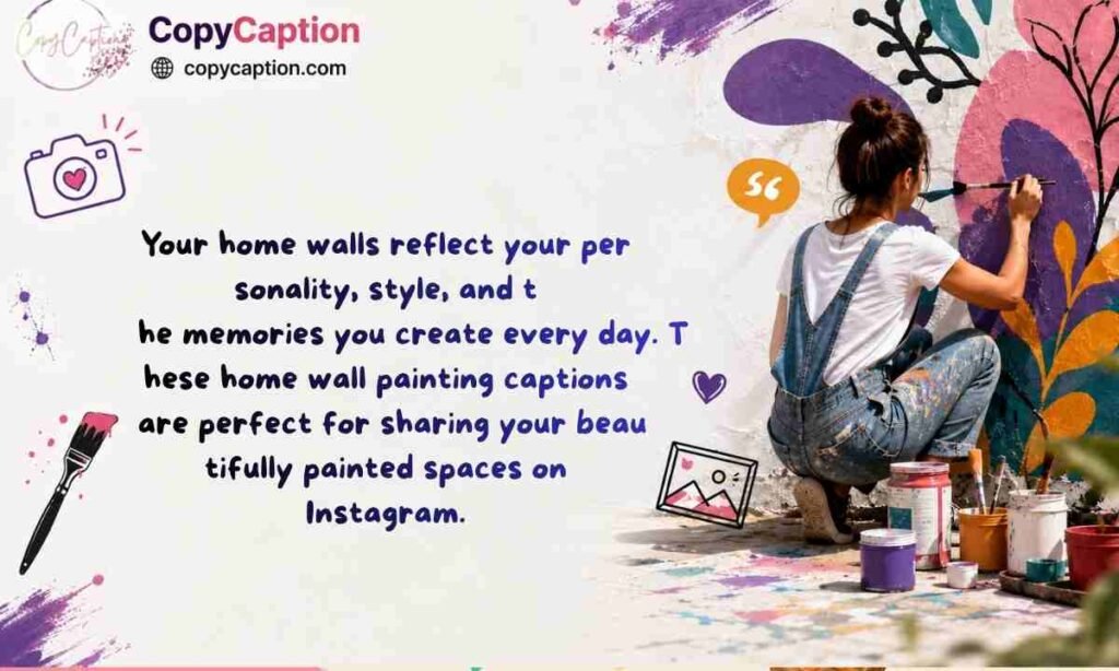 Home Wall Painting Captions