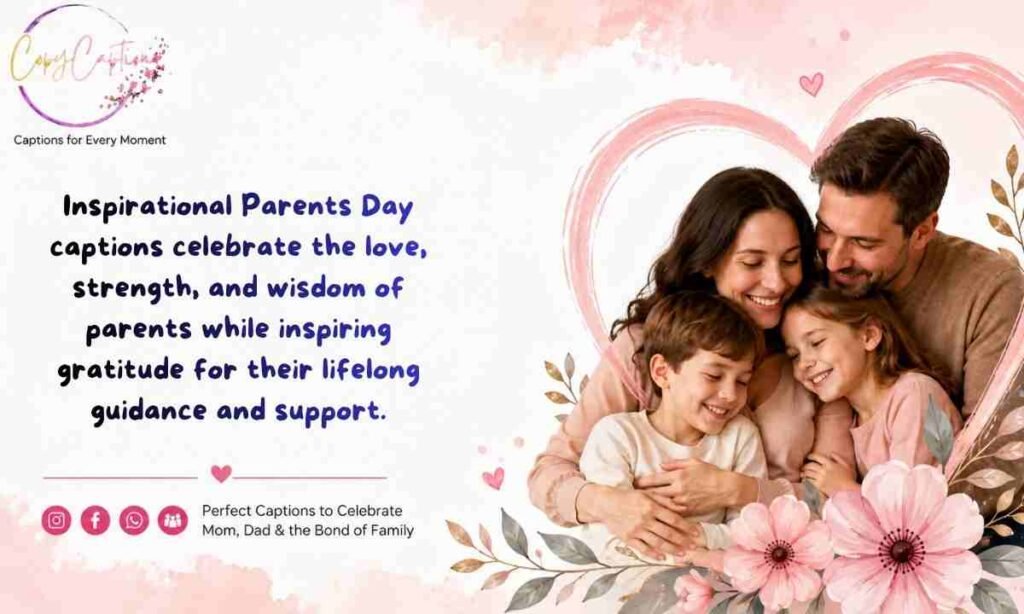 Inspirational Parents Day Captions