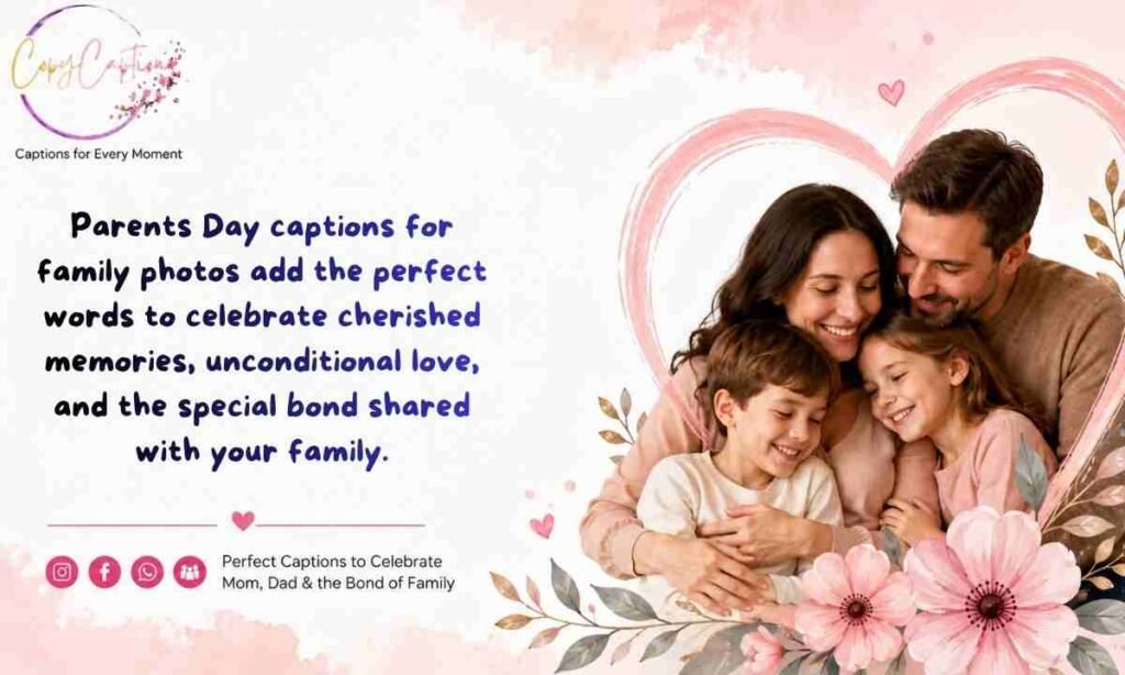 Parents Day Captions for Family Photos