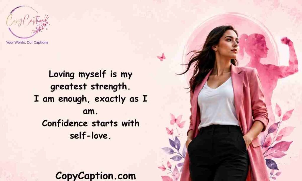 Self-Love Captions for Strong Women