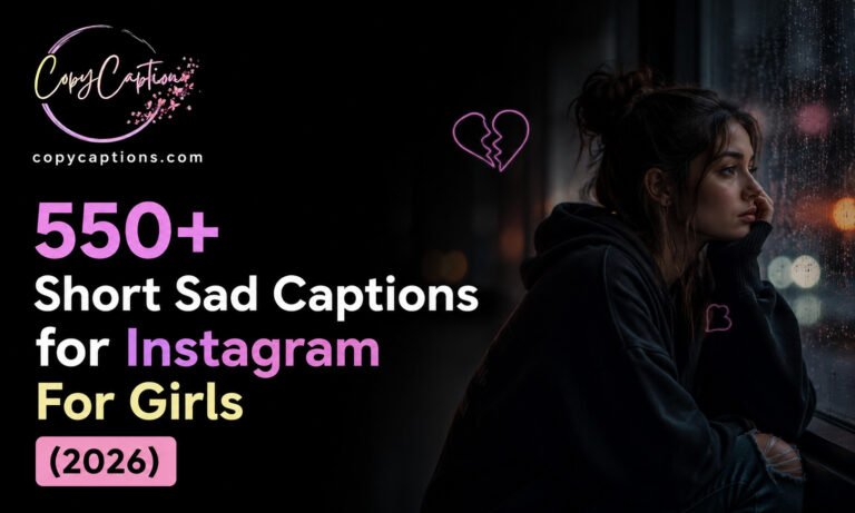 Short Sad Captions for Instagram
