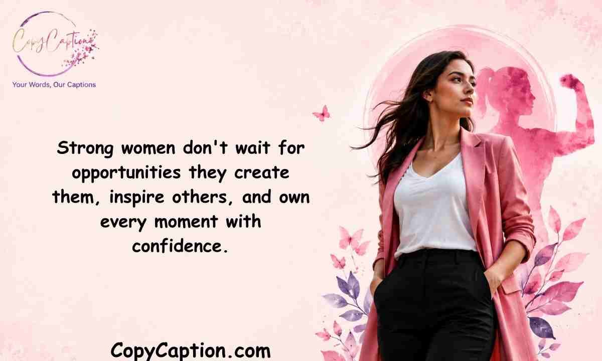 Strong Women Captions for Instagram