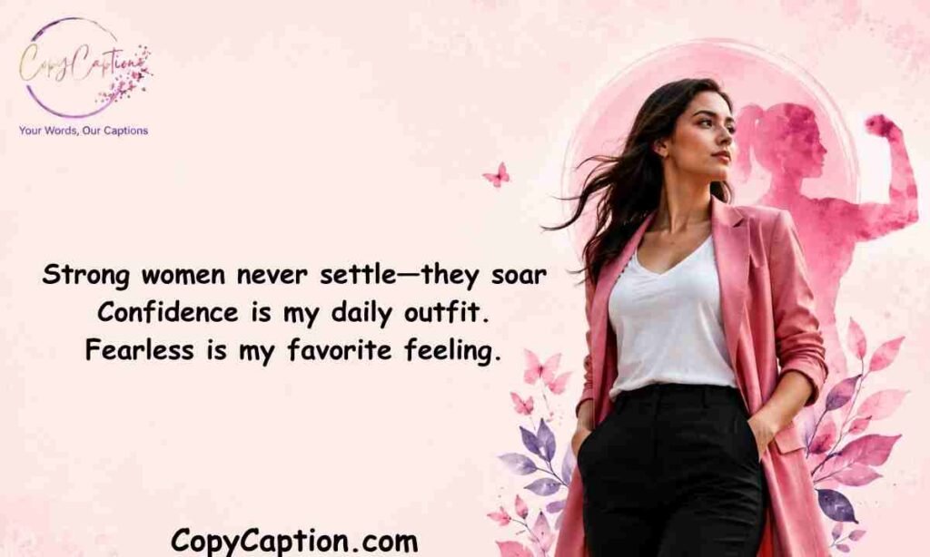 Strong Women One-Line Captions