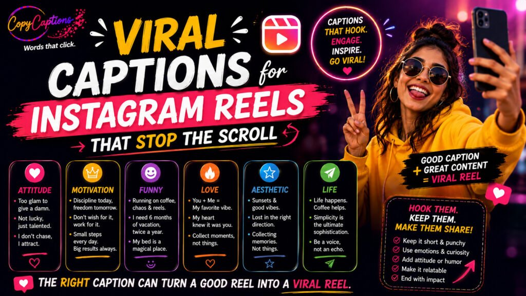 Viral Captions for Instagram