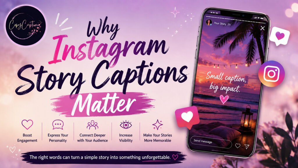 Why Instagram Story Captions Matter